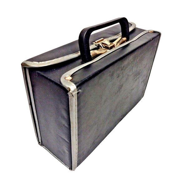 Vintage Cassette Tape Carrying Case Storage Lot Full of Tapes Holds 12 Cassettes - Picture 3 of 12